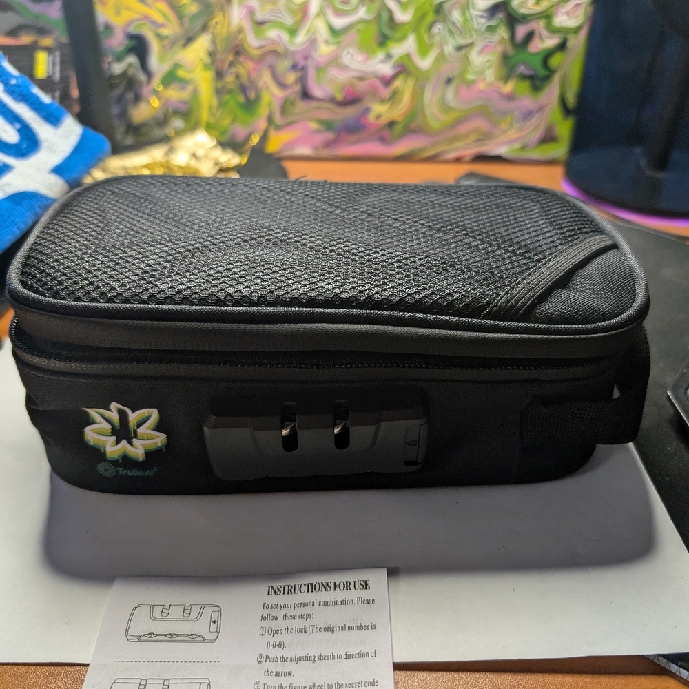 Trulieve Smell-Proof Combo Lock Stash Bag